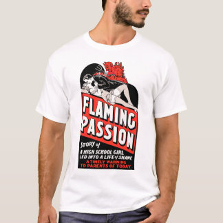 Camiseta del cartel de película de la "pasión