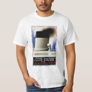 Camiseta del cartel del ferry del Canal de la Cost