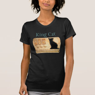 Camiseta del Cartouche del gato egipcio de rey Cat
