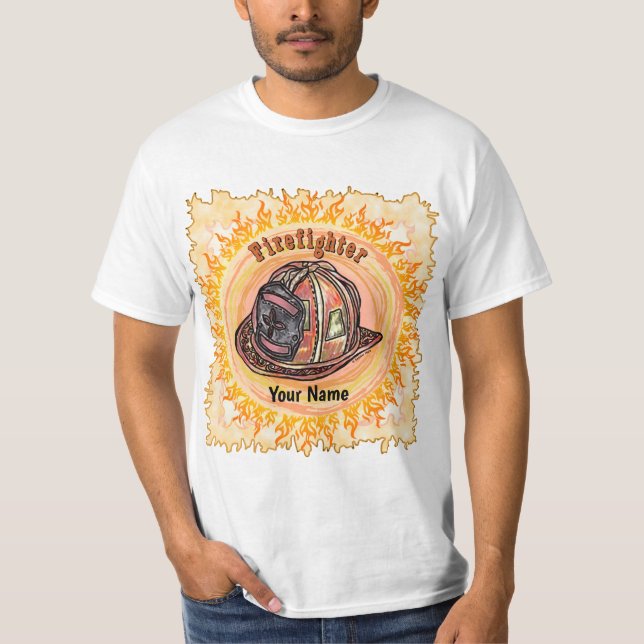 Camiseta del casco de bomberos (Anverso)