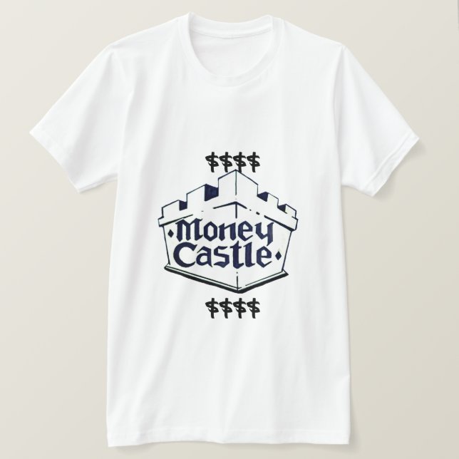 camiseta del castillo de dinero (Anverso del diseño)