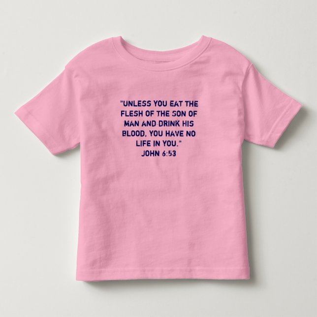 Camiseta del católico de la eucaristía (Anverso)