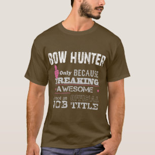 Camiseta del cazador del arco