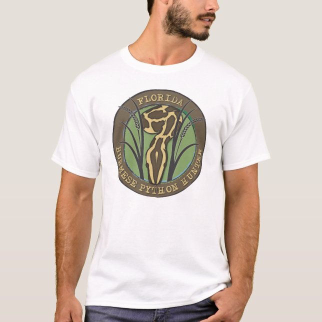 Camiseta del cazador del pitón (Anverso)
