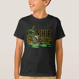 Camiseta del cazador del zombi