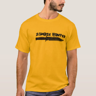 Camiseta del cazador del zombi del diseño de DJS