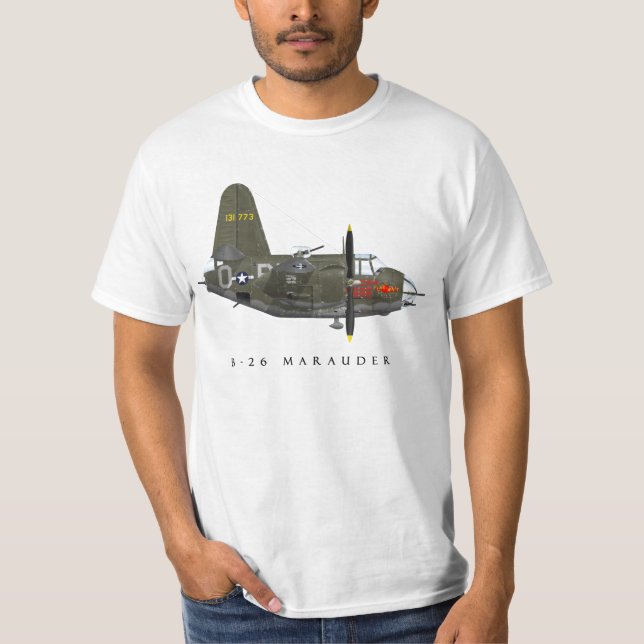 Camiseta del cebo del fuego antiaéreo B-26 (Anverso)