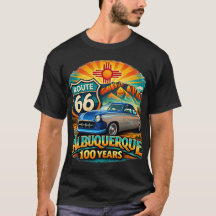 Camiseta del Centenario de la Ruta 66 de Albuquerq