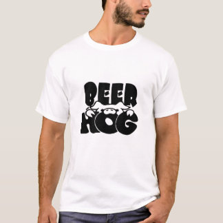 CAMISETA DEL CERDO DE LA CERVEZA