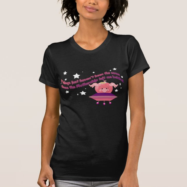Camiseta del cerdo del espacio (Anverso)