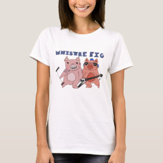 Camiseta del cerdo del silbido