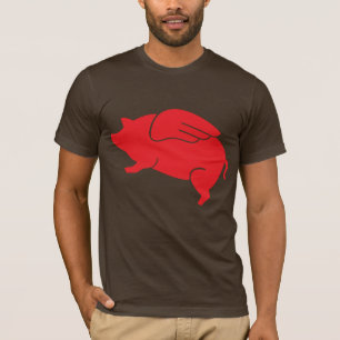 Camiseta 🐷 del cerdo del vuelo