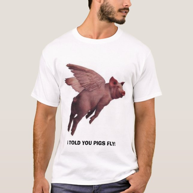 Camiseta del cerdo del vuelo (Anverso)