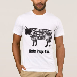 Camiseta del chef Master Burger