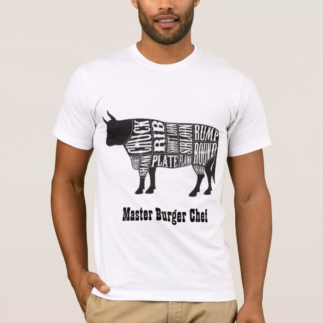 Camiseta del chef Master Burger (Anverso)