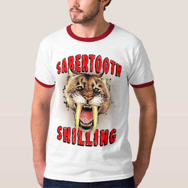 Camiseta del chelín de Sabertooth (Anverso)