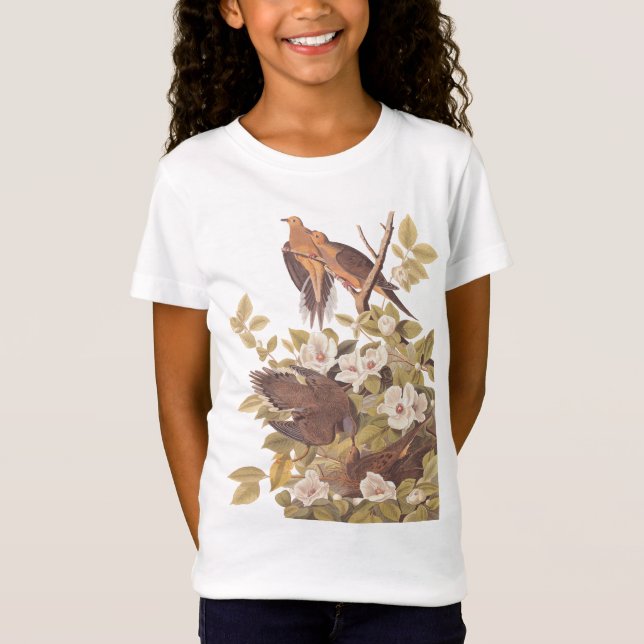 Camiseta del Chica Carolina Turtle Dove (Anverso)