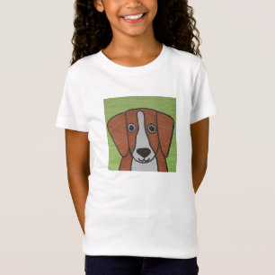 Camiseta del Chica Cute Beagle
