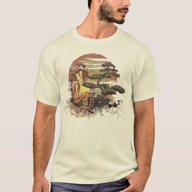 Camiseta del chica de geisha (Anverso)