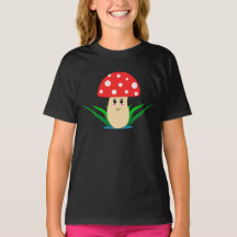 Camiseta del Chica de hongos sonriente