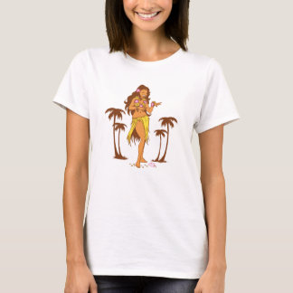 Camiseta del chica de Hula
