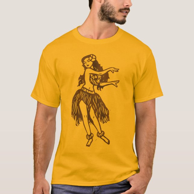 Camiseta del chica de Hula (Anverso)