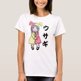 Camiseta del chica de Kawaii Usagi