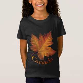 Camiseta del Chica de la hoja de arce de Canadá So