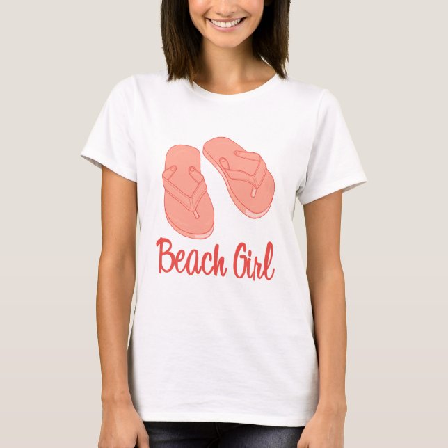 Camiseta del chica de la playa (Anverso)