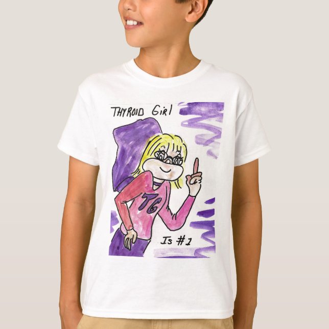 Camiseta del chica de la tiroides (Anverso)