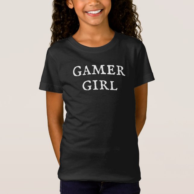 Camiseta del Chica del Chica Gamer (Anverso)