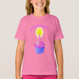 Camiseta del chica del cumpleaños