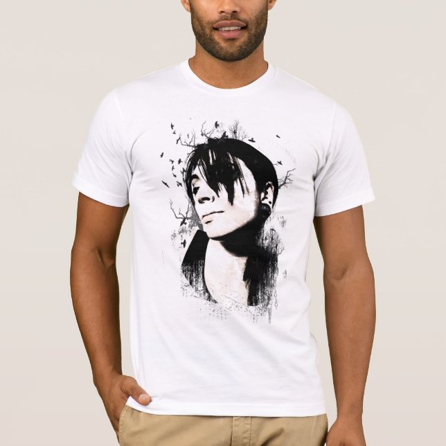 Camiseta del chica del pájaro (Anverso)