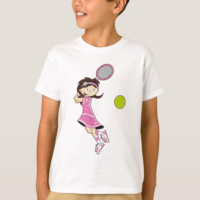Camiseta del chica del tenis (Anverso)