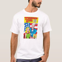 Camiseta del chica del trueno de los hombres