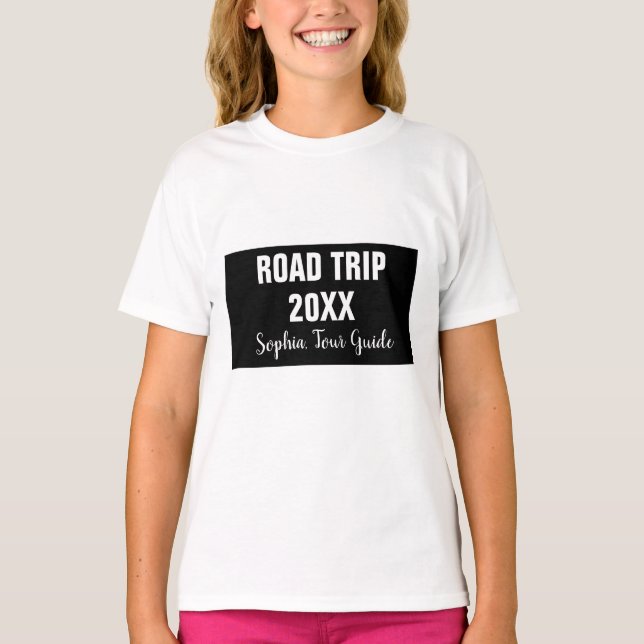 Camiseta del Chica del viaje por carretera en grup (Anverso)