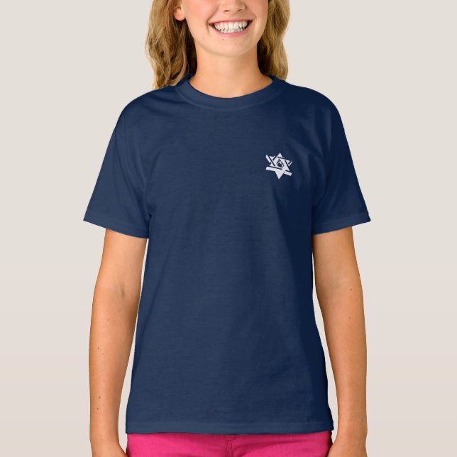 Camiseta del Chica EJH en azul (Anverso)