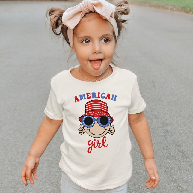 Camiseta del Chica estadounidense Cute Bucket Gorr (Subido por el creador)