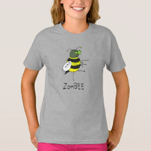 Camiseta del Chica Zombie Bee Kid