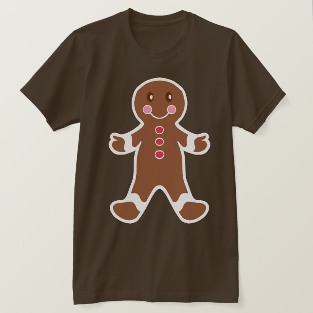 Camiseta del chico de Gingerbread (Anverso del diseño)