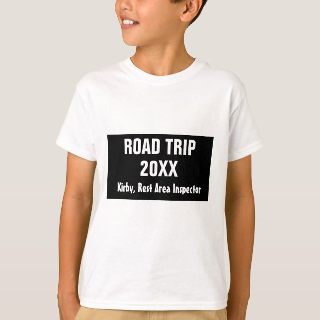 Camiseta del chico del viaje en grupo (Anverso)