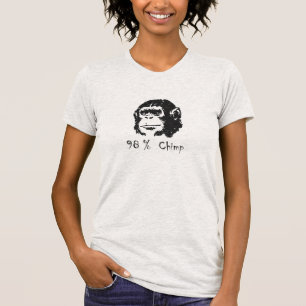 Camiseta del chimpancé del 98 por ciento