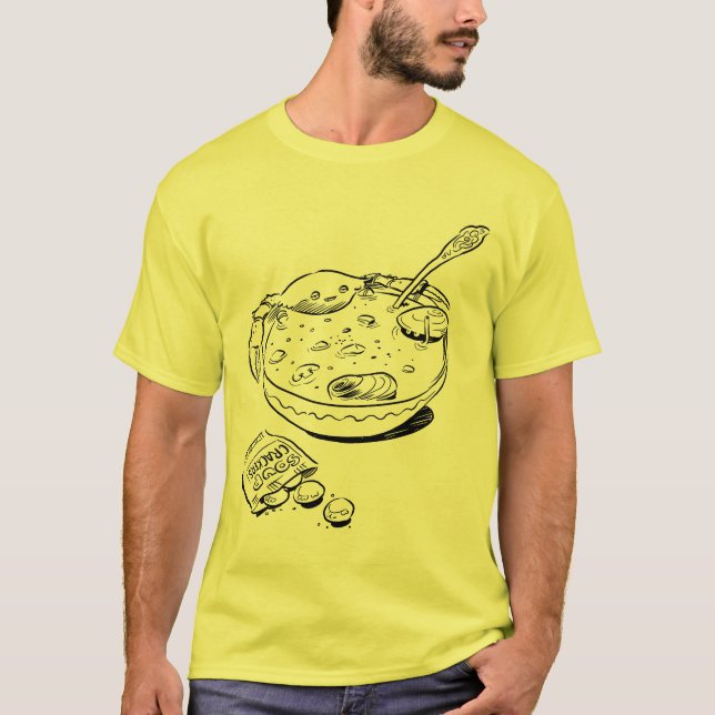 Camiseta del Chowder de los mariscos (Anverso)