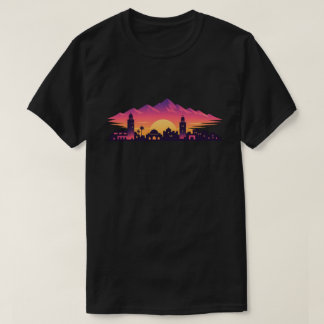 Camiseta del cielo de Marruecos al atardecer