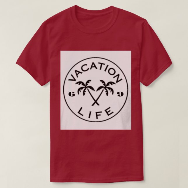 Camiseta del círculo de las vacaciones (Diseño del anverso)