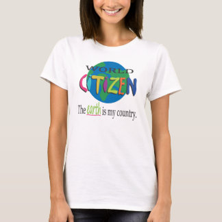 Camiseta del ciudadano del mundo