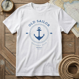 Camiseta del Club de Cumpleaños del Viejo Marinero