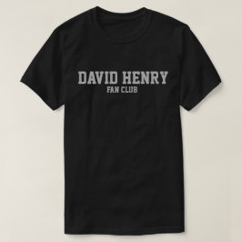 Camiseta del club de fans de David Henry