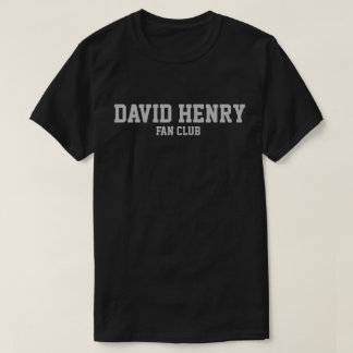 Camiseta del club de fans de David Henry