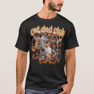 Camiseta del Club de Papá de Gato Personalizada   